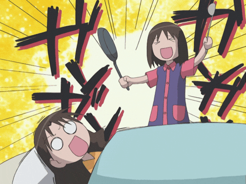funny osaka waking up yukari